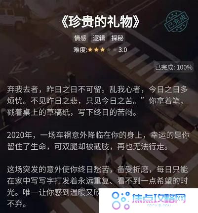 《Crimaster犯罪大师》珍贵的礼物答案解析