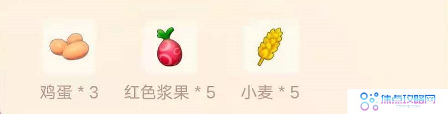 《摩尔庄园手游》摩摩蛋包饭食谱配方一览