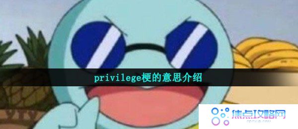 privilege梗的含义及出处介绍