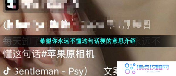 希望你永远不懂这句话梗的意思介绍